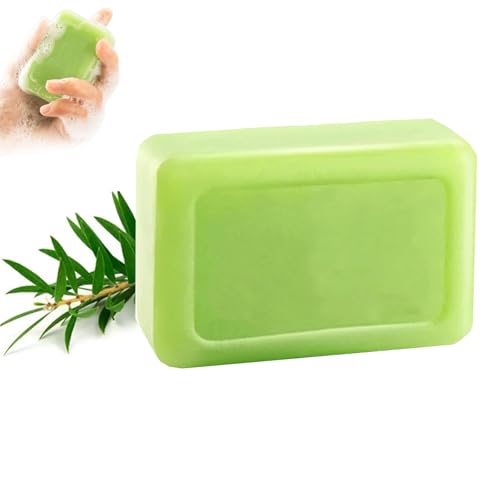 Barra de jabón de alivio, barra de champú sólida, rutina natural para pies, limpieza profunda de poros, limpieza refrescante diaria, exfoliante suave para hombres y mujeres (1 pcs)