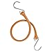 The Perfect Bungee 19-Inch Strap with Galvanized Steel S-Hooks, Purple