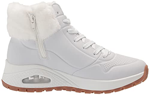 Skechers Women's Sneaker Fashion Boot, White, 8 #TOP5
