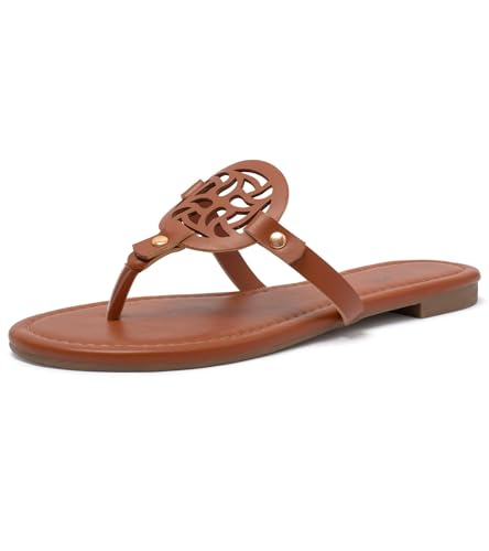 katliu Women's Dressy Flat Sandals