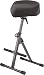 Produktbild K&M 14044 Stehhilfe Schwarz - Stahl, Stoff - faltbarer Stehsitz für Musiker - großer Sitz, Fußablage, höhenverstellbar