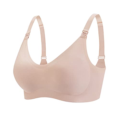 Soutien-gorge d'allaitement sans armatures chair 70C