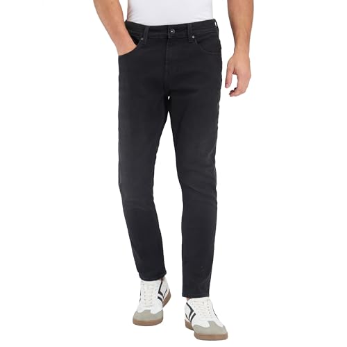 Image of Spykar Men's Kano Slim Fit Mid-Rise Jeans (Ankle Length)