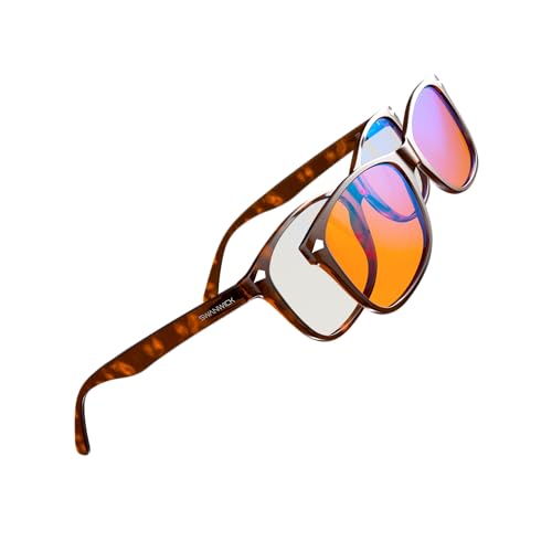 Gafas para ordenador Swanwick con clip magnético para PC y smartphone