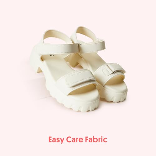 Image of FabKids Girl's Flat Sandals Comfort Adjustable Double Strap Slip on Leather Footbed Sandals for Toddler Little Kid Big Kid