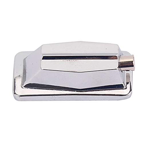 image for EXCEART 5 pcs Single End Drum Lugs Silver Metal Rectangle Drum Lug Met