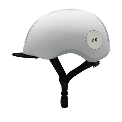 Cascos de bicicleta – Casco de scooter de 230 G, casco de seguridad ajustable con visera extraíble para bicicleta de montaña y carretera, protector y transpirable