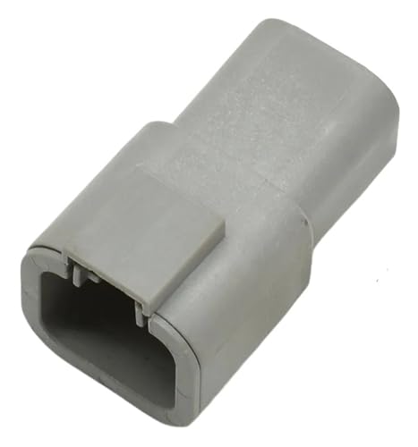 Conector automotriz impermeable de 4 pines DTP gris para proteger tu cableado eléctrico