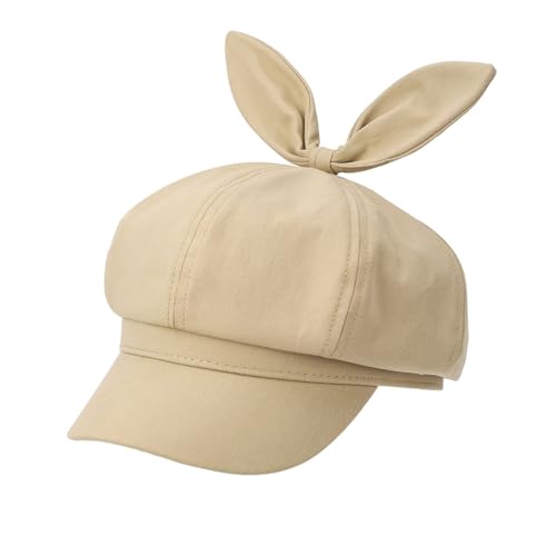 Hat Wear,Girls Painter French Berets Rabbits Ear for Holiday Photography Handmade Cartoon