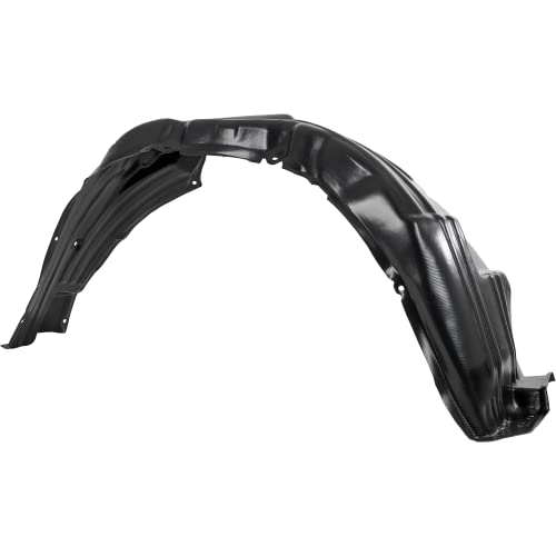 Garage-Pro Fender Liner Compatible with Toyota Sienna 2011-2017 Front, Passenger Side, without Insulation Foam, with Extension Sheet, Except SE Model