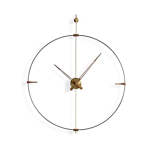Nomon Mini Bilbao G Wall Clock | Fiberglass/Walnut/Brass #TOP1