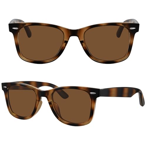 Image of MEETSUN Polarized Sunglasses for Women Men Classic Retro Square Frame Driving Sun Glasses UV Protection