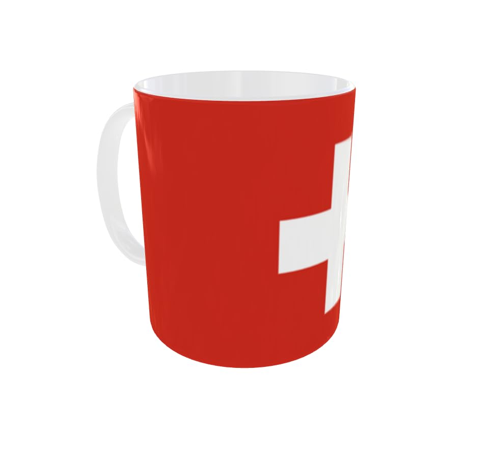 Tazza Da Colazione Slovenia 325ml – Ceramica Qualità, Bandiera Slovena, Lavabile In Lavastoviglie