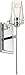 Kichler 45295CH Alton Wall Sconce, 1 Light Incandescent 100 Watts, Chrome