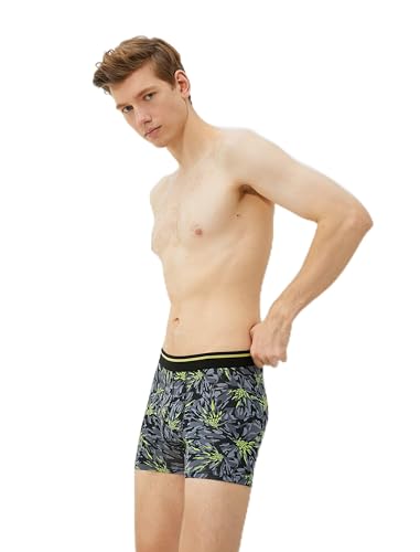 Koton Boxer para Hombre Ropa Interior Confortable para Oficina y Deporte Moderado