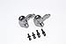 HPI Sprint 2 Upgrade Parts Aluminum Front Knuckle Arm - 1Pr Gray Silver