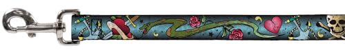 Correa para Mascota de Alta Resistencia Buckle Down Turquesa DL-6FT-W31221 4