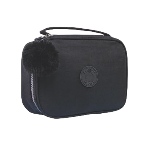 Estojo Box Organizador Escolar com Divisórias Internas Multifuncionais para Material Escolar e Escritório Varialume® (Azul)