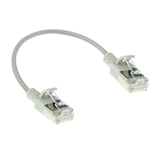 ACT CAT6a Network Cable, U/FTP LSZH LAN Cable Thin 3.8 mm Slimline, Flexible Snagless CAT 6a Cable with RJ45 Plug - Image 2