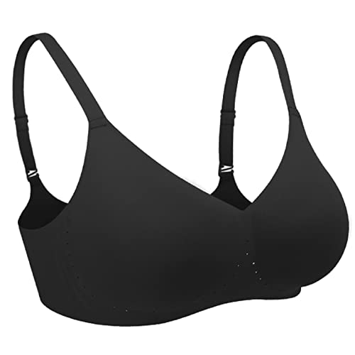 Orbescl Sujetador Mujer Básico Sujetadores sin Aros Relleno Bra Push up sin Costuras Ropa Intenrior Transpirable Suave Cover