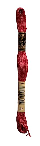 Image of DMC 6-Strand Embroidery Cotton 8.7yd Bundle - Cranberry Color Family - 6 Skeins of Thread