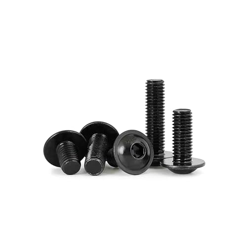 Image of Rely⇒VP INDUSTRIES (Pcs-25) M6x30mm Allen Button Flange Head Screw | Allen Button Cap washer Head Screw with Allen Key 1 Pc