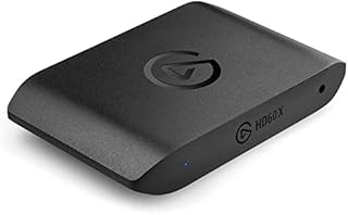 Elgato HD60 X External Capture Card - Stream and record in 1080p60 HDR10 or 4K30 HDR10 with ultra-low latency on PS5, PS4/Pro, Xbox Series X/S, Xbox One X/S, in OBS and more, works with PC and Mac