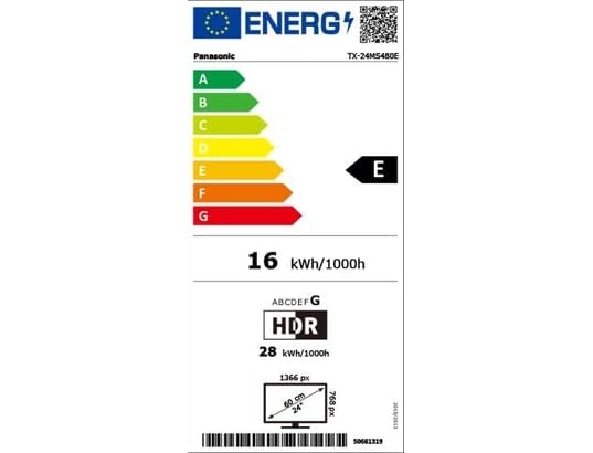 Panasonic TX-24MS480E 2023 TV LED HD de 24 pulgadas, High Dynamic Range (HDR), Android TV, Asistente de Google, Chromecast, Bluetooth, USB Media Player, Wireless LAN, Titanio Oscuro