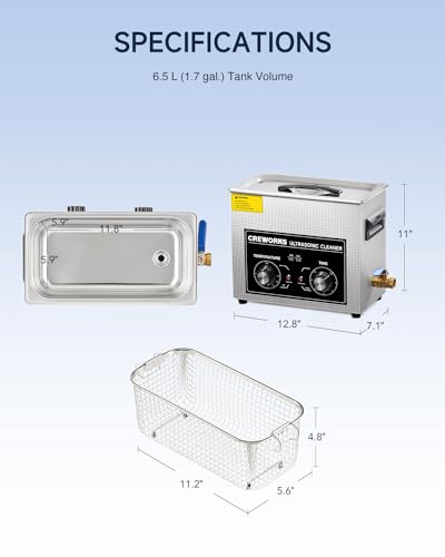 Creworks DUC-M 6.5L Ultrasonic Cleaner thumb #5