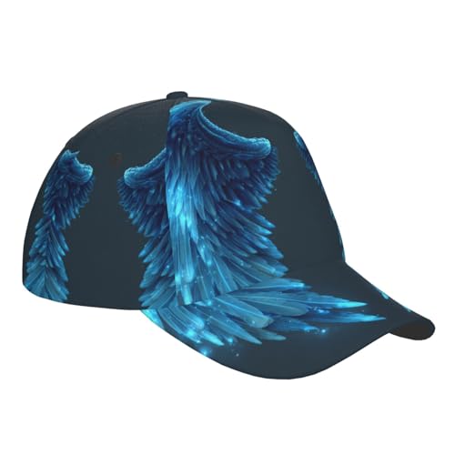 Gorra de Béisbol Azul con Alas Brillantes para Hombre y Mujer miniatura 3