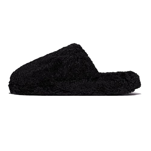 FitFlop Iqushion D-Luxe Padded Teddy chaussons mules pour vos matins cocooning