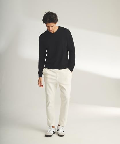 Men's Lightweight Reversible Cashmere V-Neck Sweater3