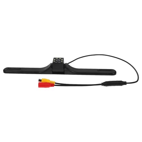 Didiseaon Cámara de Visión Trasera para Coche con Luces LED Visión Nocturna y Cámara para Matrícula Integrada para Marcha Atrás Segura y Condiciones de Poca Luz