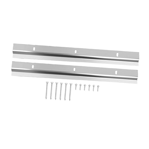 Image of misppro Z Bar Hanger 1 Pair Iron Wall Mounting Bracket for Artwork Frame Picture Hanging Hardware Kit Easy to Install