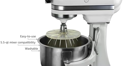 Whisk-Wiper-PRO-compatible-with-KitchenAid-Bowl-Lift-Stand-Mixers-Mix-Without-The-Mess-The-Ultimate-Stand-Mixer-Accessory-Only-Compatible-With-6-Wire-Whisks-Color-Clear Whisk Wiper PRO compatible with KitchenAid Bowl Lift Stand Mixers Mix Without The Mess The Ultimate Stand Mixer Accessory Only Compatible With 6 Wire Whisks Color Clear