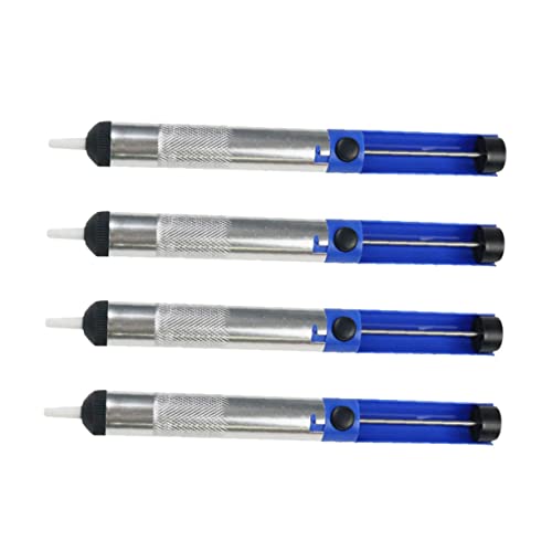 BUTIFULSIC 4pcs Manual Solder Removal Tool Hand Desoldering Pump Strong Suction for Desoldering Sucker