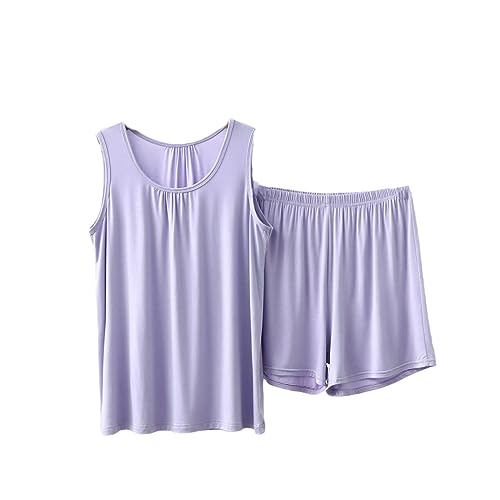 Pyjamas grande taille femmes XL-6XL en coton pour stopper la chaleur nocturne