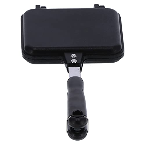 Poêle Double Face Machine à Sandwich Carré Tortillas Double Face En Aluminium Avec Poignée Poêle De Cuisson Antiadhésive Poêle De Petit Déjeuner Moule Antiadhésif Double Face Outil De Cuisson du Pain