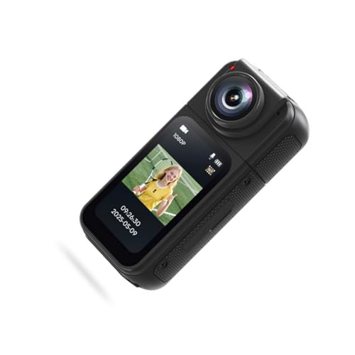 Caméscope objectif rotatif portable pour filmer vos activités de cyclisme