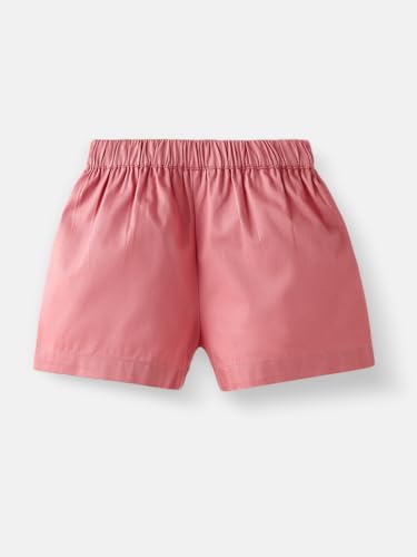 Image of Nautinati Baby Girls Printed Flutter Sleeve Top with Shorts Clothing Set | Age 0-3 Years