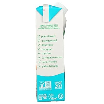 nutpods Unsweetened Caramel Coffee Creamer, dairy-free, 11.2oz