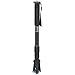 Benro Aluminum 3 Series Twist-Lock Video Monopod Kit w/ 3-Foot Articulating Base and S2 Video Head (A38TDS2), Black