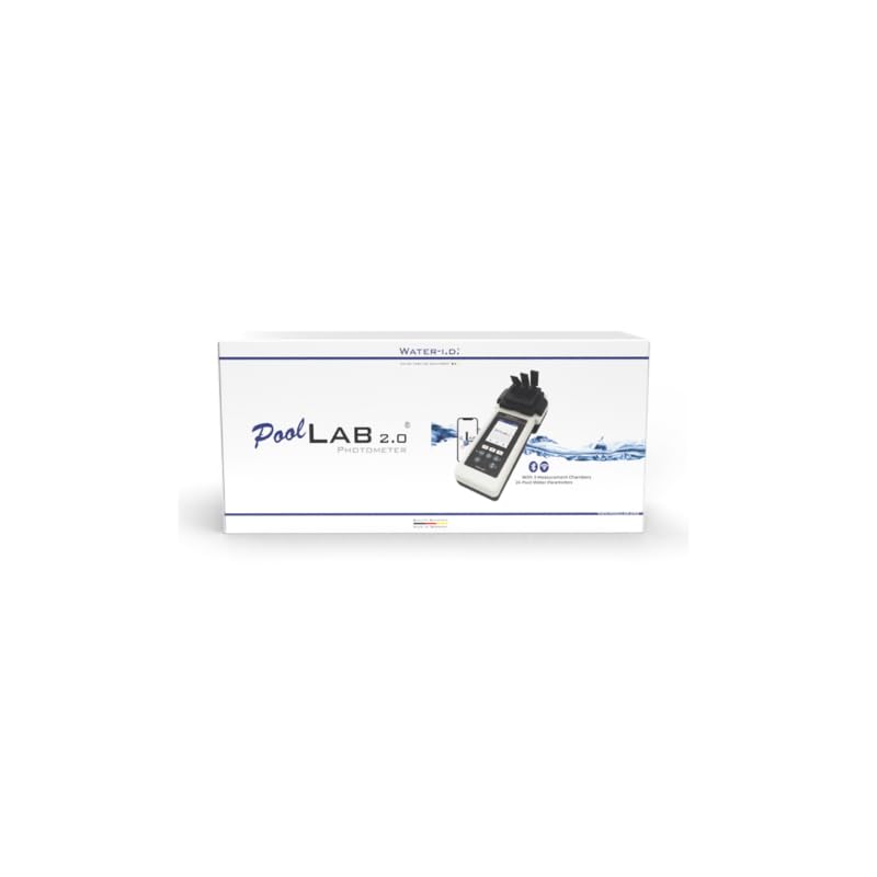 SuperPack Testeur électronique - Photomètre Water ID PoolLab 2.0 + Kit Recharge + Cuvette de Rechange