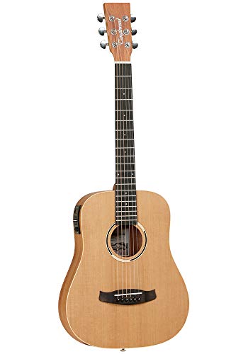 Image of Tanglewood Roadster II TWR2 TE Semi Acoustic Guitar, 6 Strings, Travel, Natural Satin Finish