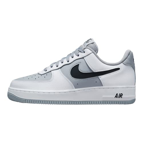 Nike Herren Basketballschuhe Air Force 1 '07 An20, Weiß/Schwarz/Grau, 45.5 EU, Weiß Schwarz Grau, 45.5 EU – Ansicht 1