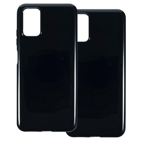 UOGNADGD 2-Pack TPU Case Compatible with HTC Desire 21 Pro 5G Phone Cover - Shockproof Flexible Protective Accessories with Precise Cutouts (Black)
