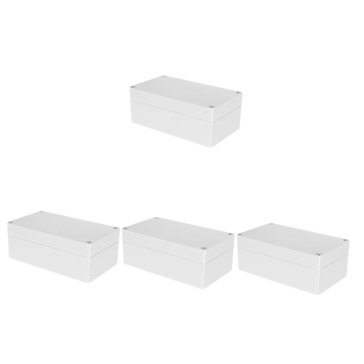 Gatuida Boîte De 4 Pièces Coffret électrique étanche coffret électrique extérieur boitier derivation electrique électriques câble boîte de distribution boîte de disjoncteur f2