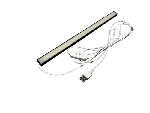 frcming2yu 0.3M 5V Dimmbar USB COB LED bandes 3 couleurs Blanc Chaud Blanc Froid, 5 volts 30 CM 192leds LED bande lumineuse Autocollant avec Switch