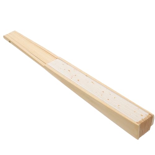 Homoyoyo Abanico de Papel para Pintar Accesorio de Dibujo DIY Abanico Portátil Hecho Mano Elegante de Material Duradero y Superficie Lisa para Manualidades