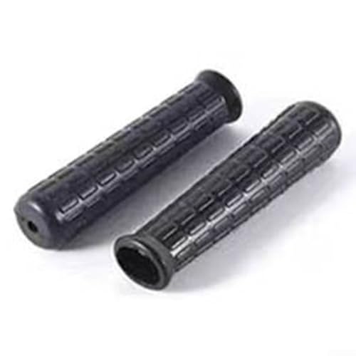 Juego de 2 tiradores de repuesto para carretillas, de goma, antideslizantes, para tubos redondos de 8 a 42 mm de diámetro, resistentes a la intemperie para jardinería o construcción, fundas negras